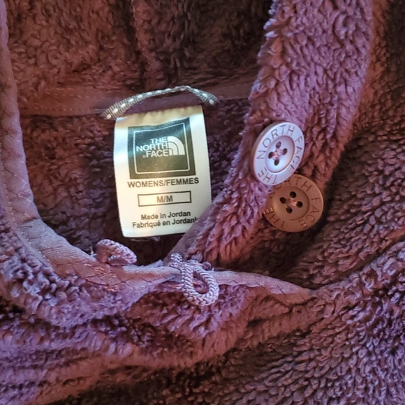 North Face Fleece Crop Hoodie Wm M - Picture 2 of 4